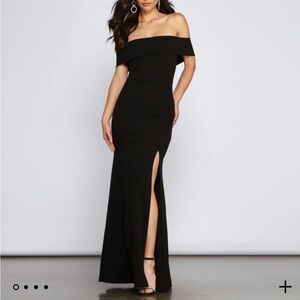 Formal High Slit Dress